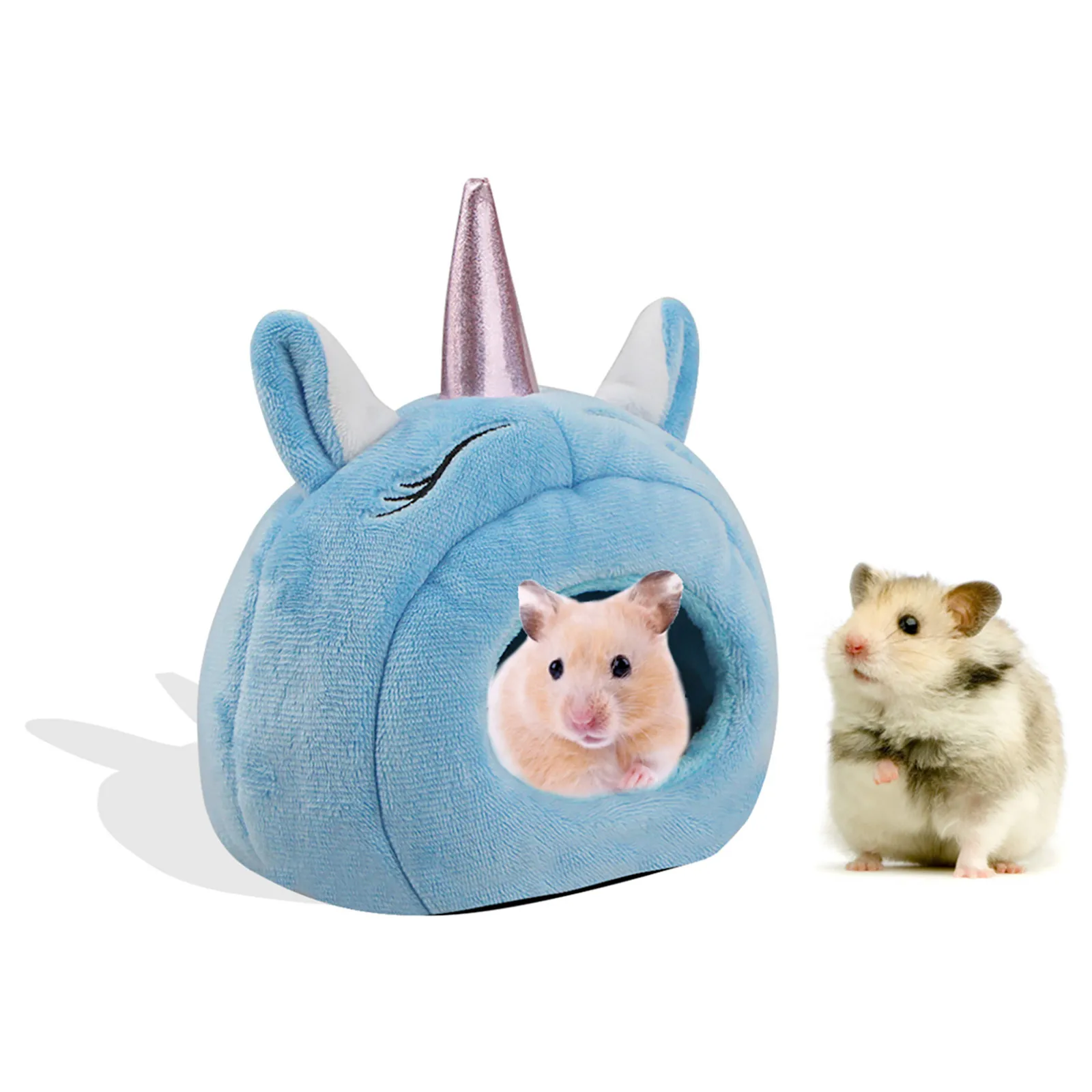 Хомяк юрты Кошкин дом с мягкий коврик Единорог Гусь мыши сыр Форма маленький