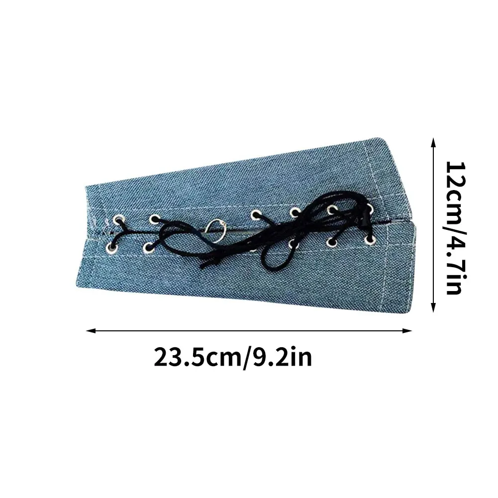 

Parrot Arm Guard Pet Bird Anti Scratch Arm Cover Multipurpose Pet Shoulder Protector Pad for Small Medium Parakeets Denim Fabric