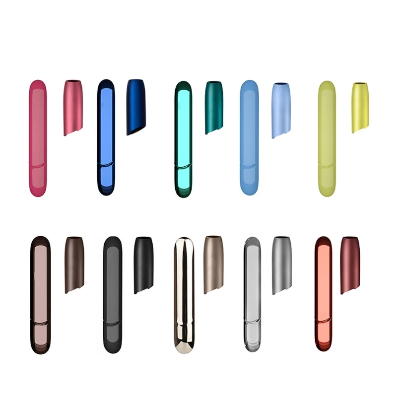 Крышка + Боковая для IQOS 3 Duo Цветной силиконовый чехол ПК боковая крышка верхняя