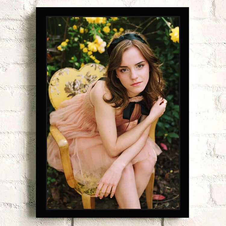 Эмма Шарлотта Дюрер Ватсон фильм HD звезда настенное искусство домашний декор