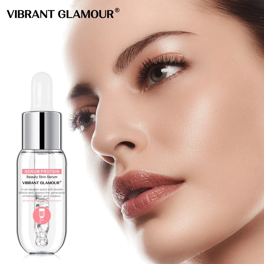 

VIBRANT GLAMOUR Protein Face Serum Replenish Collagen Anti-Wrinkle Facial Essence White Moisturizing Deep Hydration Skin Care