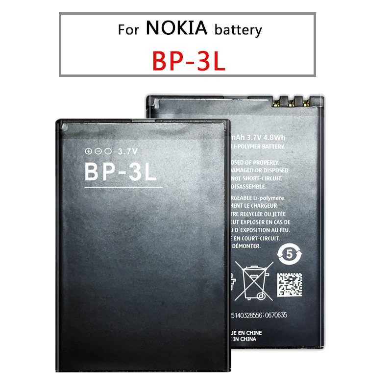 Горячая продажа 1300mAh BP 3L BP3L батарея сотового телефона для NOKIA Lumia 710 610 303 3030 510 603 610C