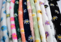 printed rabbit fur fabricclothing and home textiles shawl plush materialfaux fur fabric