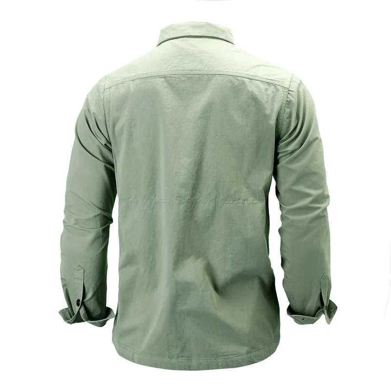 Новая мужская рубашка брюки карго в военном стиле Летние повседневные