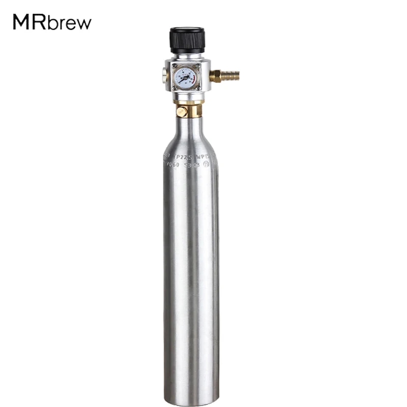 Емкость для бутылок Soda Co2 цилиндр объемом 0 6Л 2200psi 15 МПа высокая емкость с клапаном
