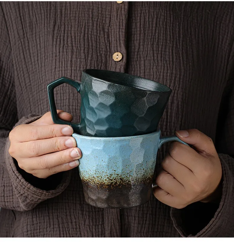 

New Coffee Mug Ceramic Coffee Mugs 12 oz Stoneware Coffee Cups Handle for Latte Espresso Cappuccino Hot Chocolate Milk Mugs