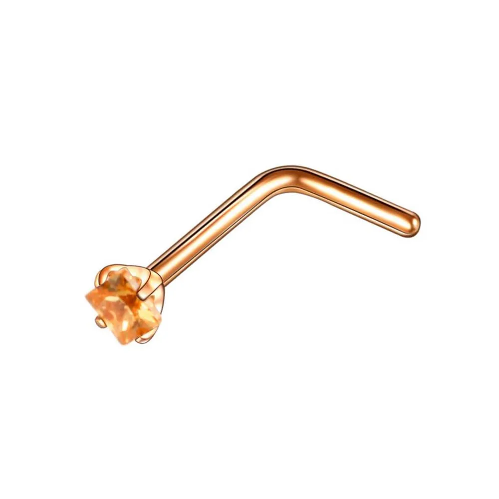 1PC Steel Fake Nose Ring Labret Lip Ring C Clip Lip Helix Piercing Tragus Rose Gold Faux Septum Rings Hoop Neus Piercing Jewelry