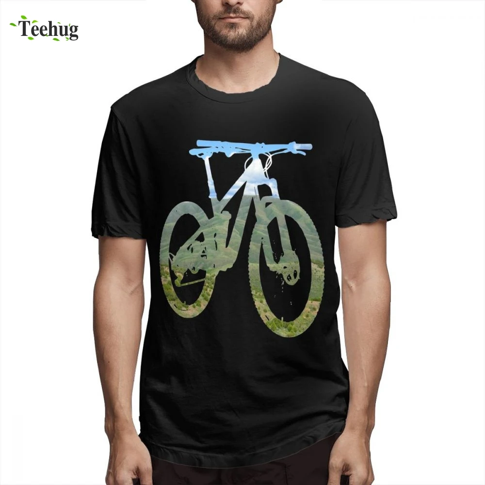 

Hot Sale For Male Mountain Biking Vintage MTB Distressed Tee Shirt Free Shipping Summer Birthday gift For Man T SHIRT
