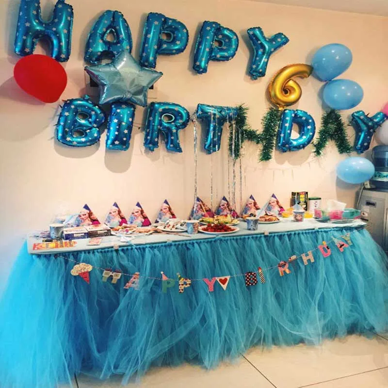 Шифоновая юбка пачка для стола тюль свадебное украшение накидка вечеринки дня