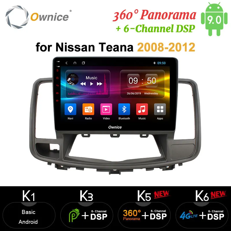 Ownice 2DIN 10 1 &quot8 ядер 360 панорама carplay автомобильное радио Android автомобильный DVD плеер