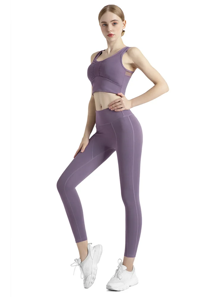 

2021 New Butterfly Fitness Bra Underwear Female High-strength Shockproof Gathered Bra Vest Beautiful Back Bra