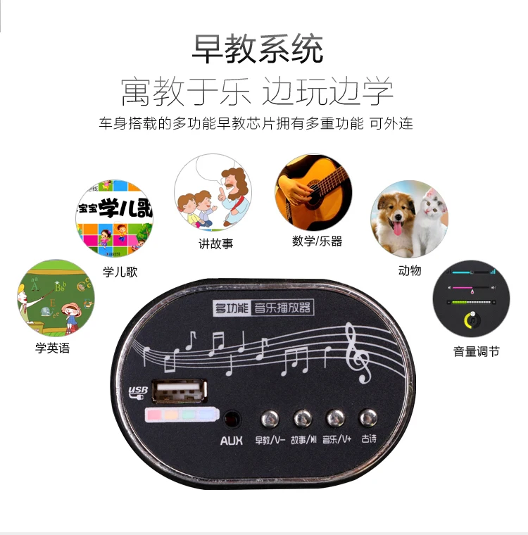 Детский Электрический трехколесный велосипед электрический мотоцикл