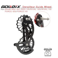 bicycle carbon fiber ceramic rear derailleur 17t pulley guide wheel for sram red r5800r6800r7000r8000r9100