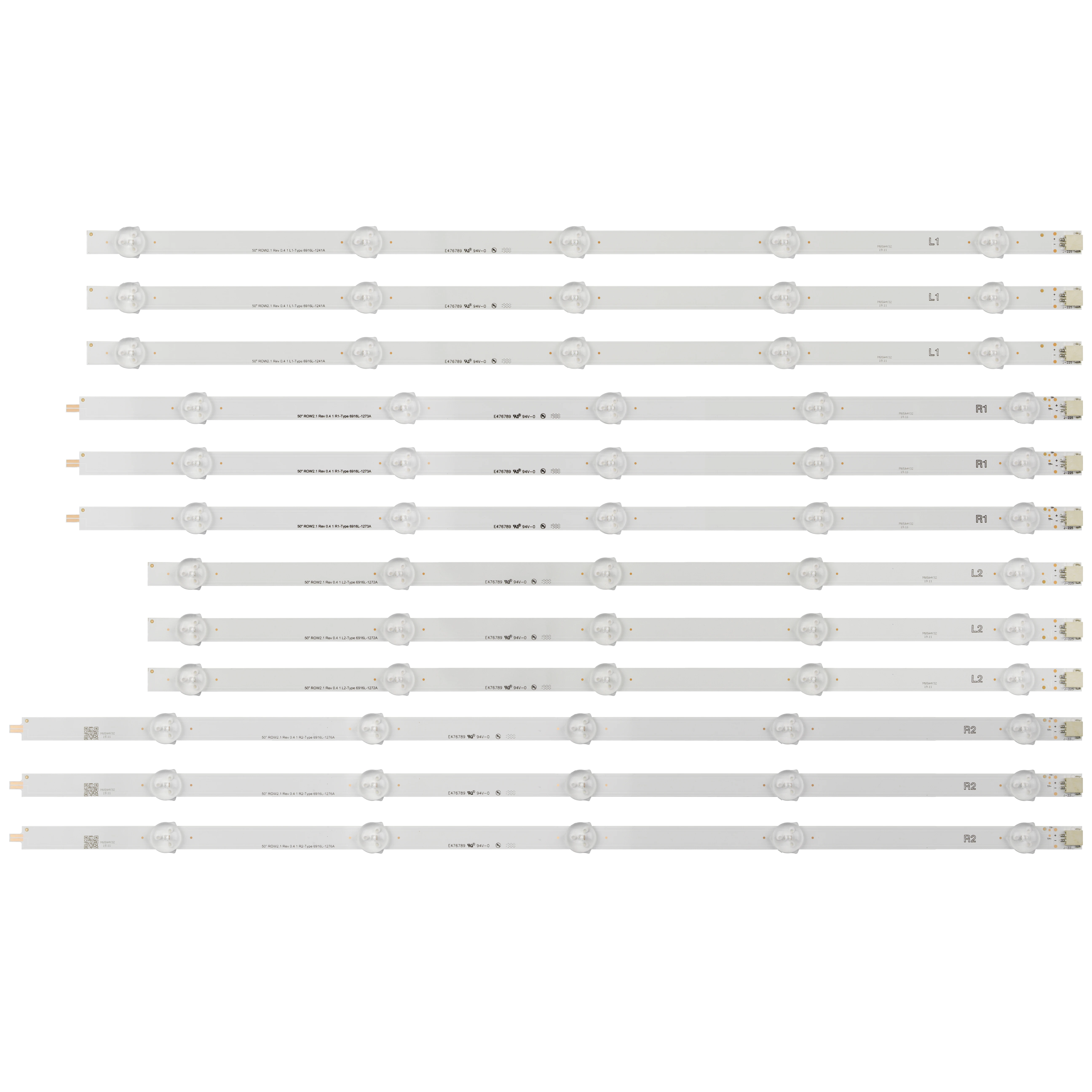 

(Новый комплект) 12 шт. светодиодный сменный ремешок для LG 50LN610S-ZB 50LN610V-ZB 50LN6138-ZB 50LN613S-ZB 50LN5708 6916L-1276A 6916L-1273A