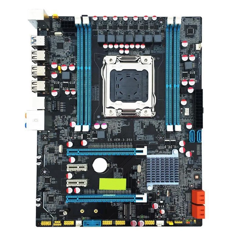 X79 Комплектация Deluxe материнская плата Lga2011 4 канала Ddr3 памяти M.2 Usb3.0 Sata3 Pci E