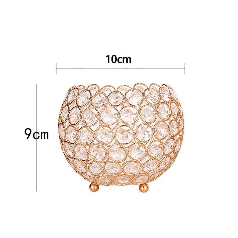 

Vintage Crystal Ball Party Hollow Candle Cup Candle Holder Romantic Wedding Bar Party Home Decor Candlestick Candle Accessories