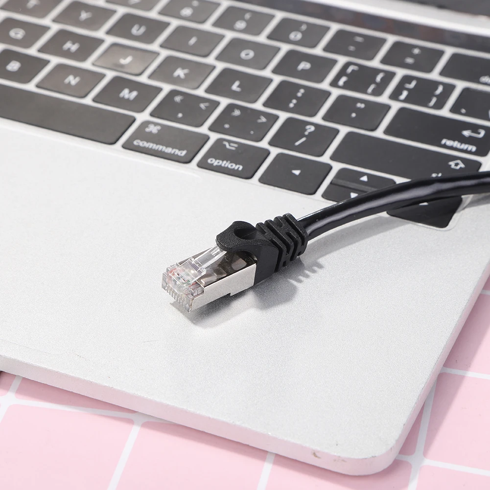 

Сетевой разветвитель RJ45 Ethernet, ПК, от 1 до 2 штекеров, кабель