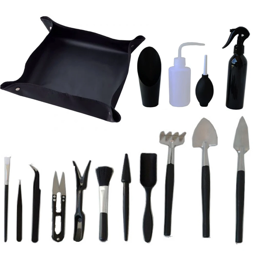 

Multi-Function Mini Gardening Hand Tools Set Succulent Plants Watering Bottles Miniature Plants Bucket Shovel Gardening Tools