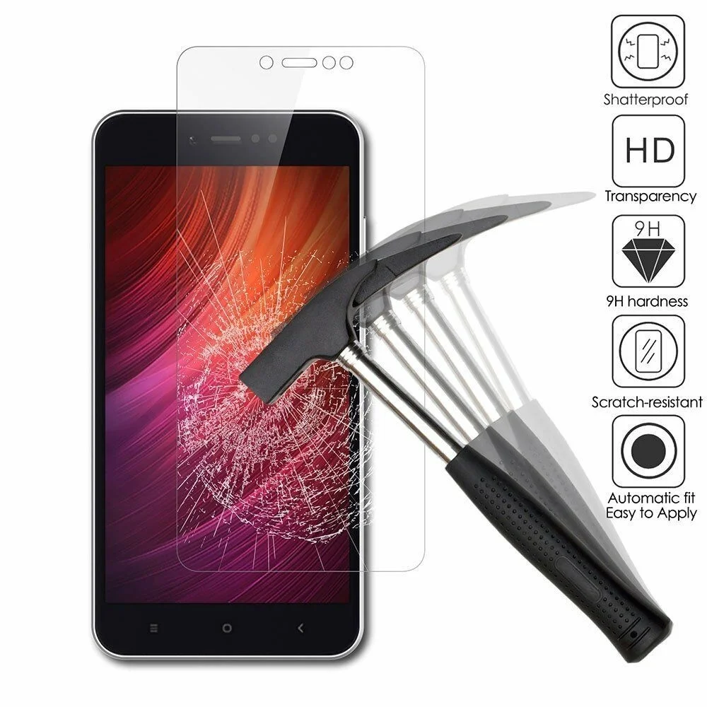 

Film Protection Verre Tremp For Xiaomi REDMI NOTE 9 9S 8T 8Pro 7 4 5A + Coque TPU