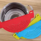 Силиконовый растягивающийся сливной инструмент для кухни, боковой фильтр для воды, воронка для супа, Силиконовый Фильтр, товары для кухни и дома