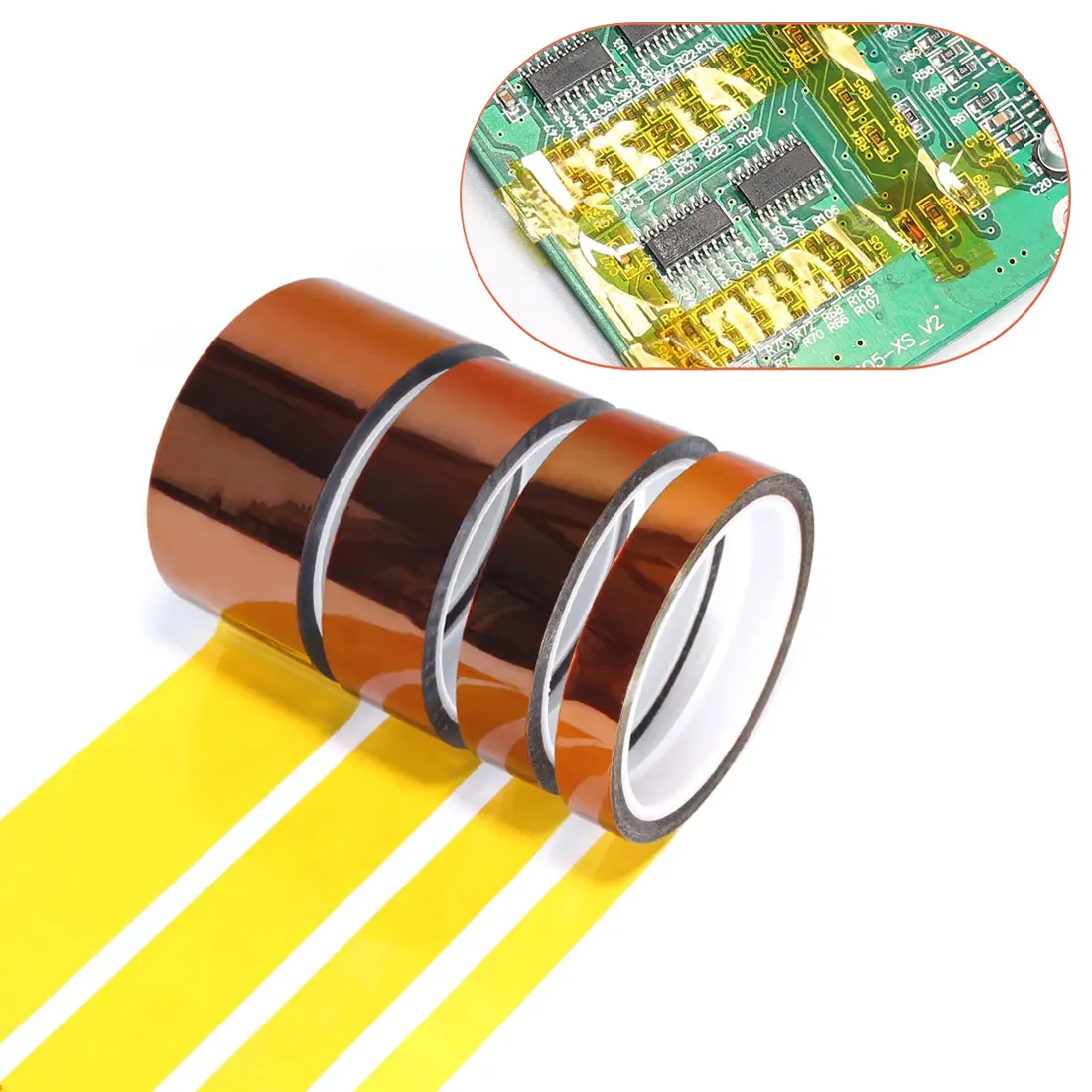 

3D Printer Parts High Temperature Resistant Heat BGA Polyimide Insulating Thermal Insulation Adhesive Tape
