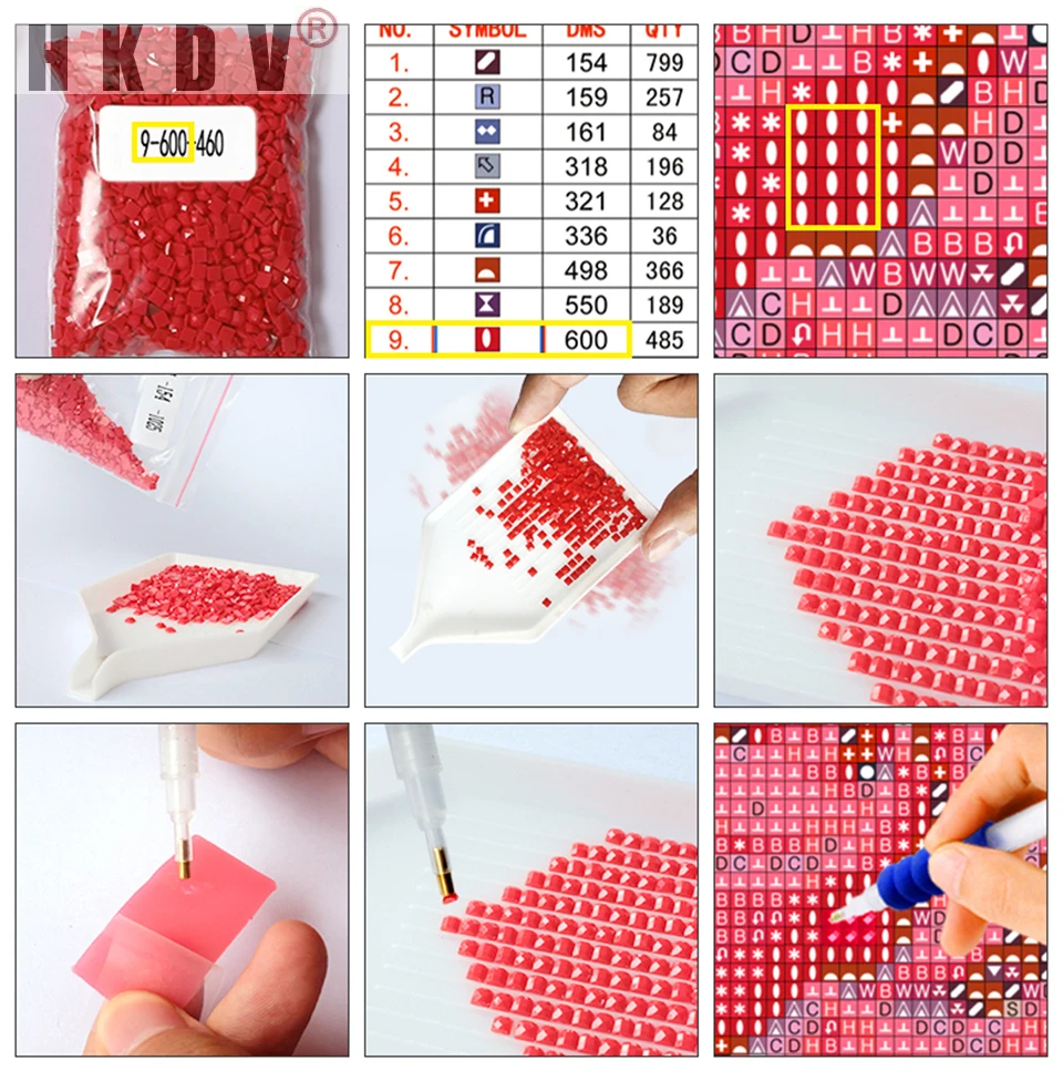 

HKDV DIY 5D Diamond Painting Animal Lion Cat Cross Stitch Kit Full Drill Embroidery Mosaic Art Picture of Round Resin Home Decor