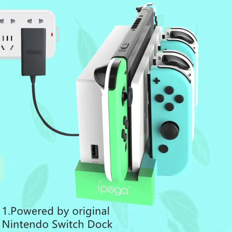 

Switch Joy Con Controller Charger Dock Stand Station Holder for Nintendo Switch NS Joy-Con Game Support Dock for Charging ipega