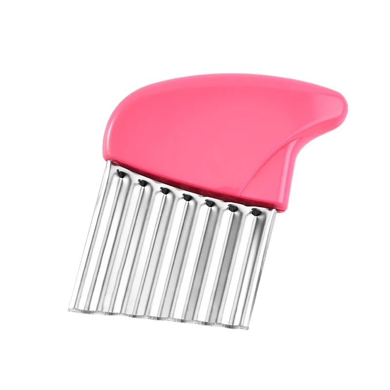 

French Fries Salad Corrugated Cutting Knife Chopped Potato Slices Knife Convenient Gadgets Cocina Kitchen Tools Accessories