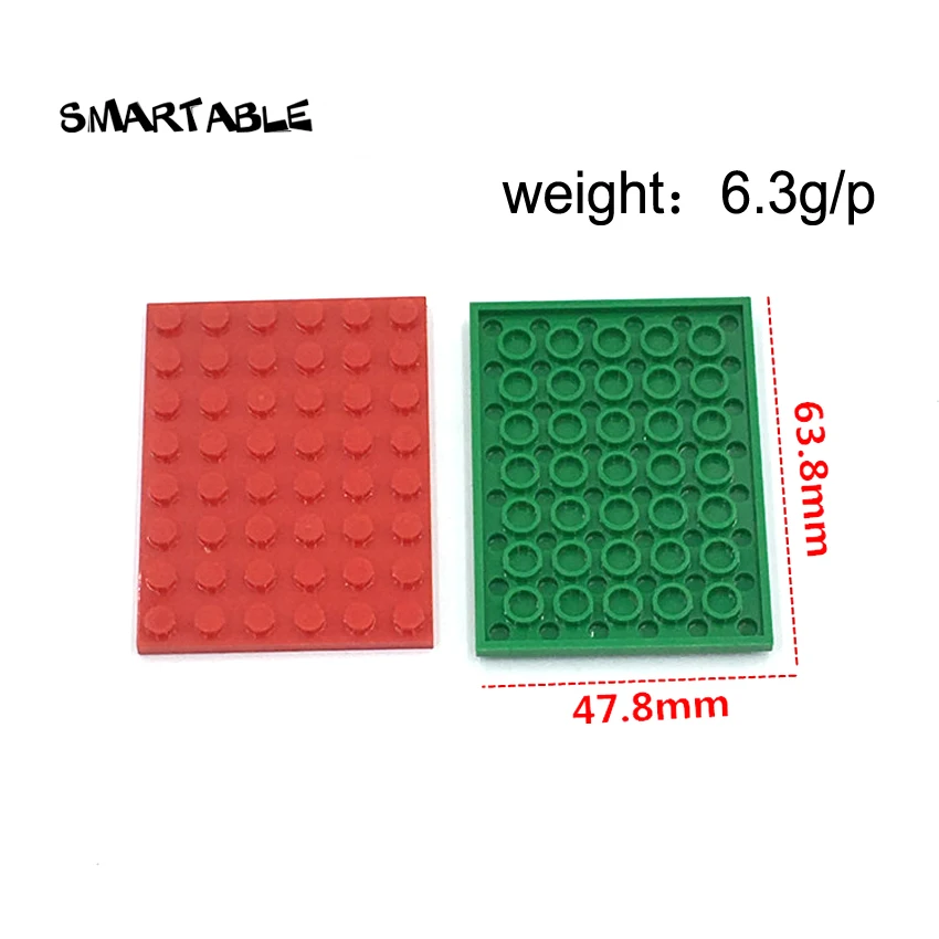 Базовая пластина для игрушек Smartable 6X8 строительные блоки MOC детали сделай сам