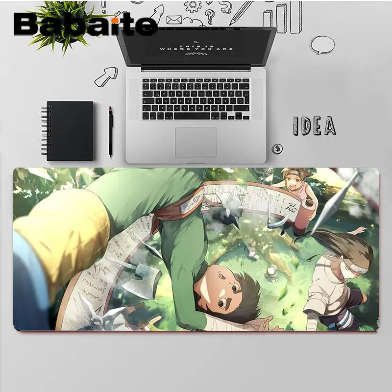 

Babaite Top Quality Naruto Rock Bruce Lee Durable Rubber Mouse Mat Pad Free Shipping Large Mouse Pad Keyboards Mat