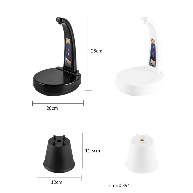 

Home Kitchen Gravity Induction Electric Bottled Drinking Water Pump Automatic Pumping Wireless Pump with Filter Element X37C