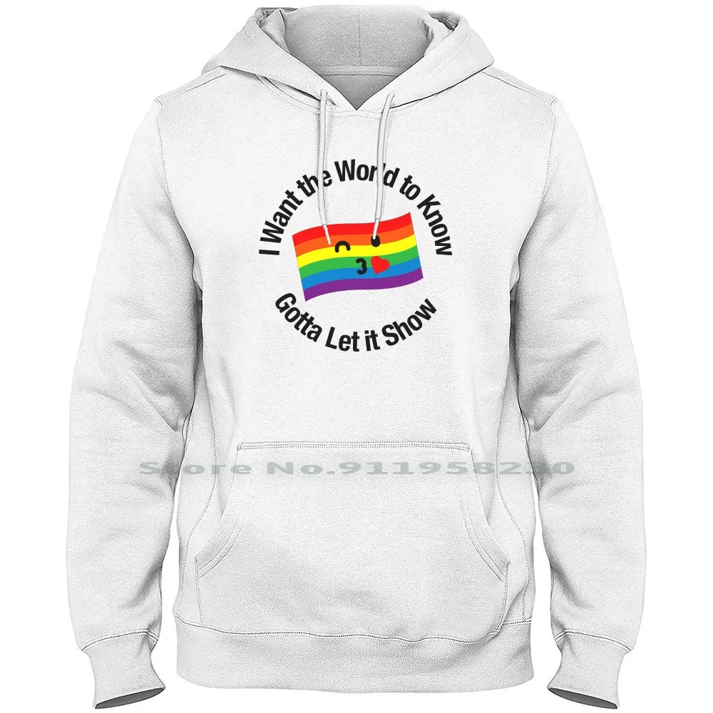 Я хочу чтобы весь мир узнал нужно дать ему показ светлый свитер с капюшоном