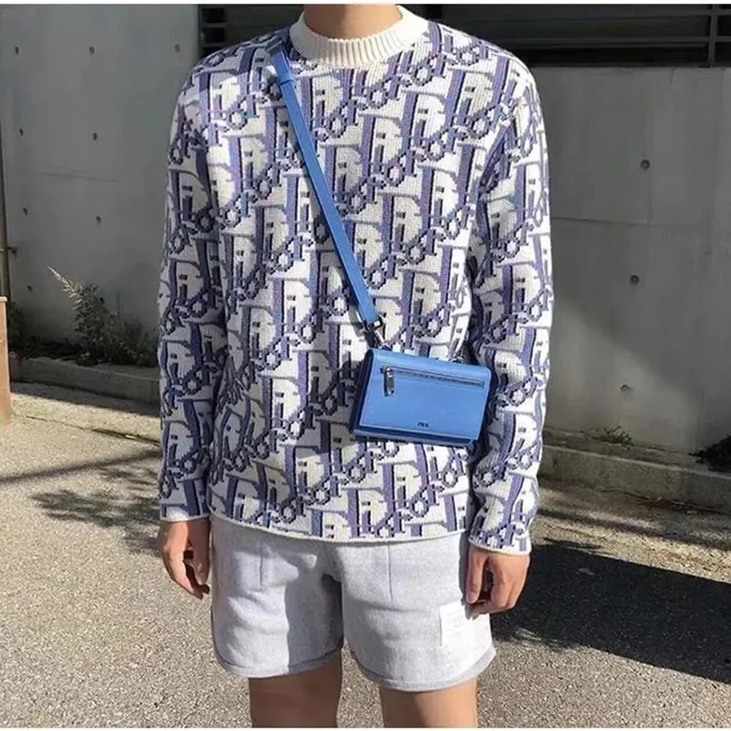 

Fashion spring and autumn new letter knitwear for men and women