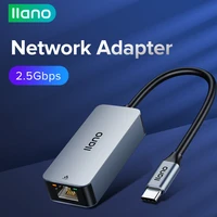 llano wired 2500mbps usb c 2 5g external network card type c to rj45 converter ethernet lan adapter hub for macbook ethernet
