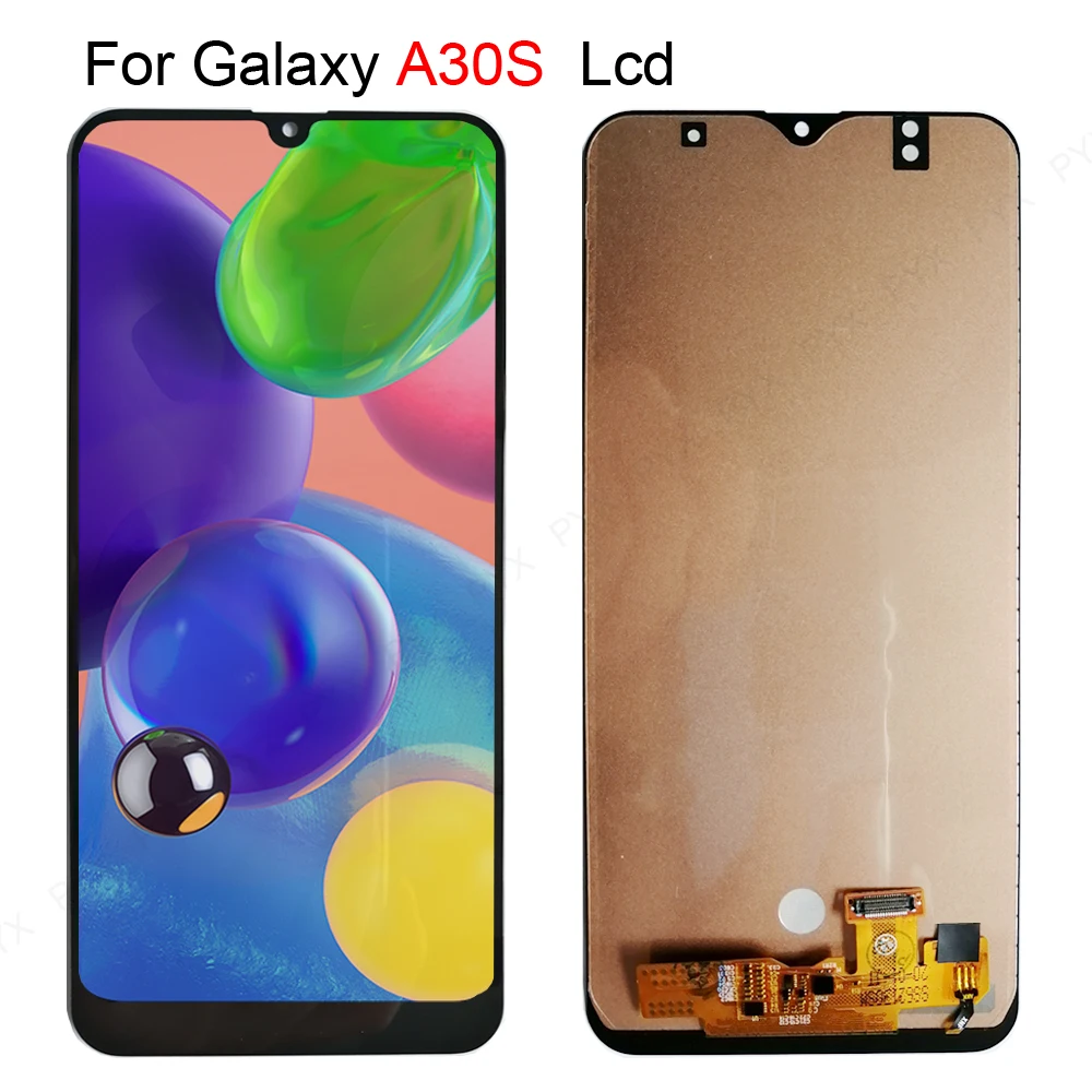 ЖК-дисплей TFT для Galaxy A30S с сенсорным экраном и дигитайзером в сборе Samsung A30s A307 A307F