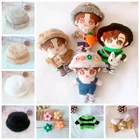 Наряд для маленькой куклы 20 см, плюшевая кукла, одежда, прекрасный рюкзак, шляпа, мягкая игрушка, куклы, аксессуары для корейских Kpop, куклы EXO Idol, подарок