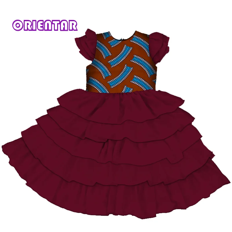 Милые африканские платья для девочек бальное платье с Африканским восковым