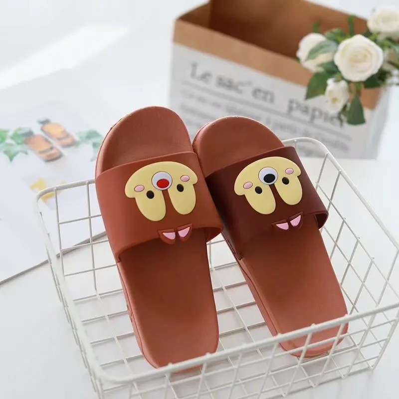 Милый Микки и Минни Маус собака с большим ухом Домашние тапочки для ванны