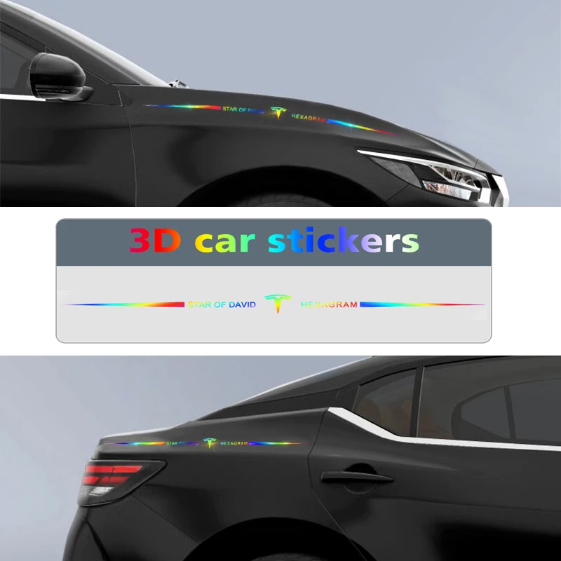 1 шт. Светоотражающая наклейка для автомобиля Teslas Model 3 2021 S X Y Style Roadster Invader Coil Mod WYE K80