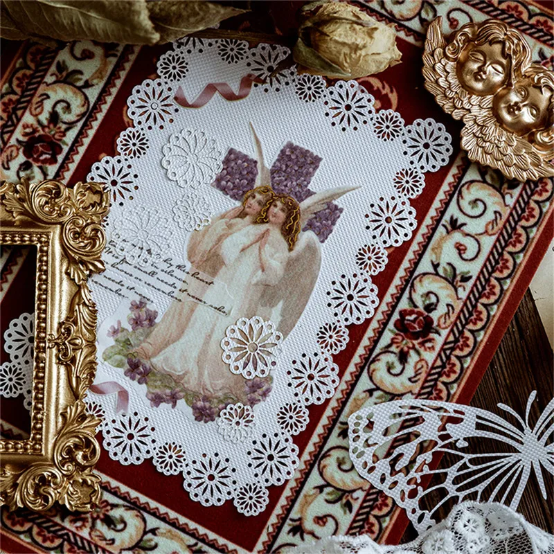 DiyArts кружевная бумага для украшения полой посуды упаковочная с узором круглая