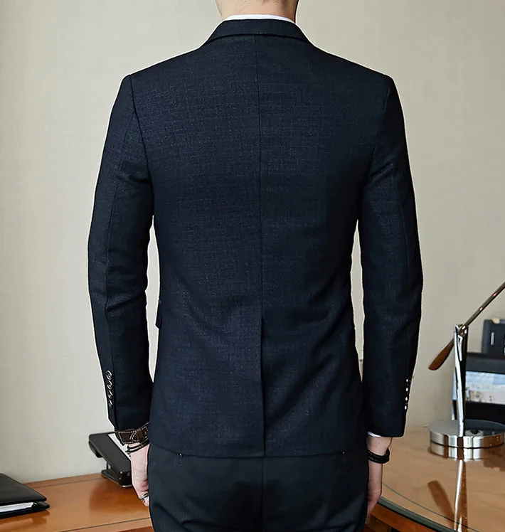 

New fashion Autumn men suit high quality mens suit jacket Business casual Suit Slim Fit terno masculino Blazer M-5XL