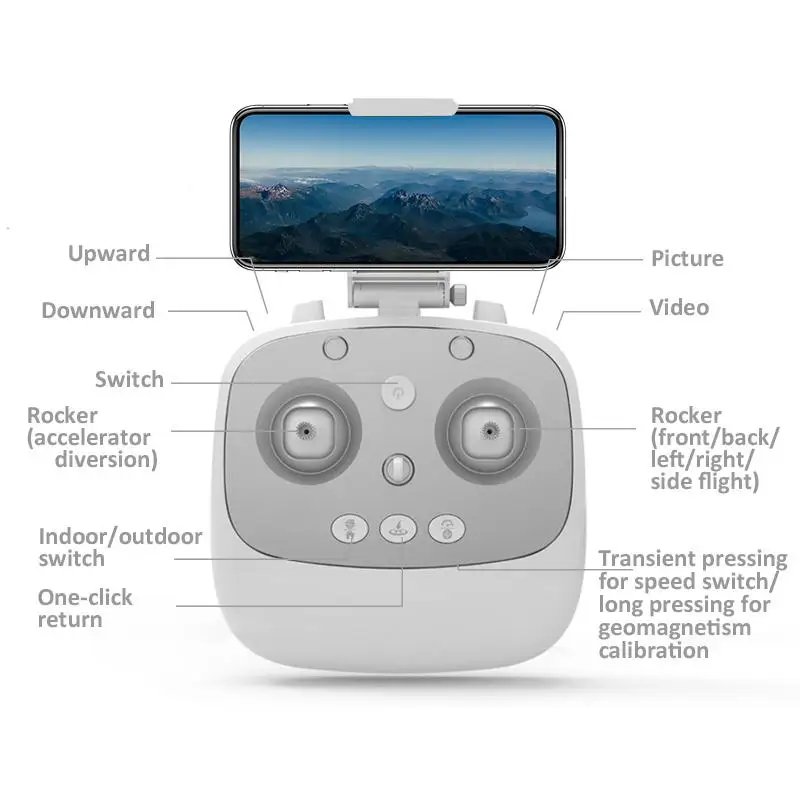 Радиоуправляемый квадрокоптер rccity X35 4K Профессиональный GPS Дрон с камерой HD Gimbal FPV