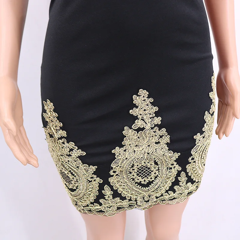 

Spring/summer 2020 women's halter v-neck sexy buttock dress sleeveless sequin patchwork nightclub party mini