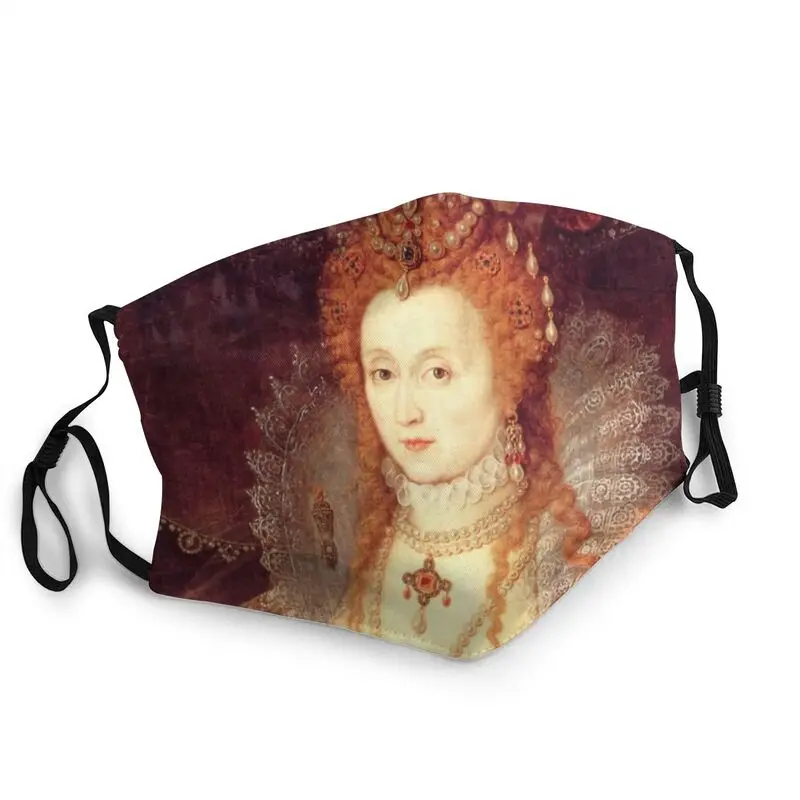 

Елизаветы I Портрет маска против дымки пыле Регулируемый Соединенного Королевства маска для лица Защитная крышка респиратор для взрослых Р...