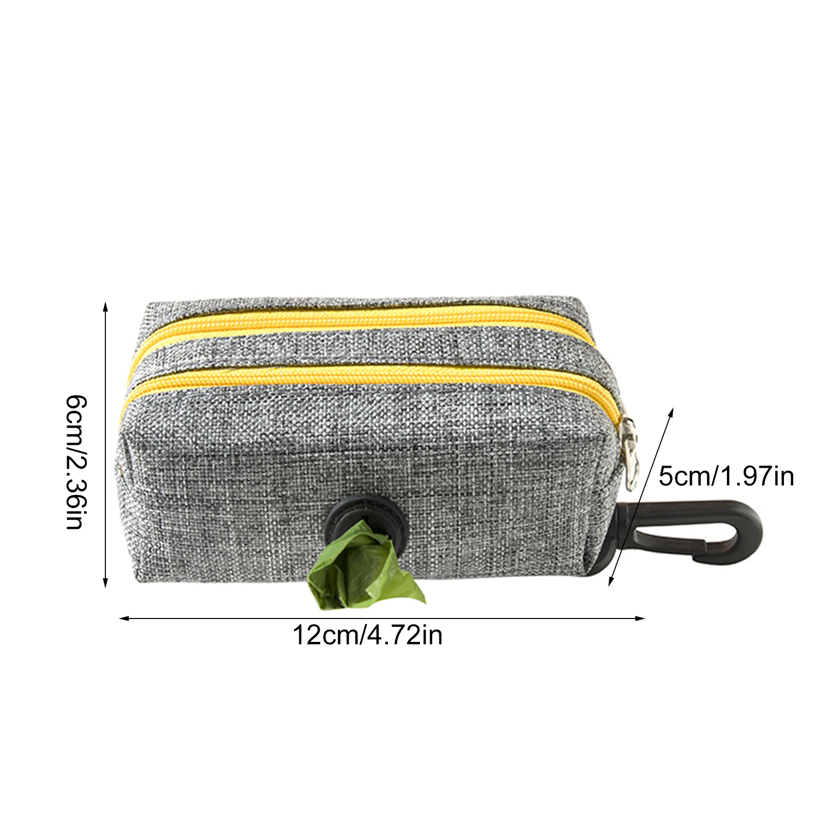 

Pet garbage bag outdoor dog stool collection Dog Waste poop picking bag with Leash rope hook Multifunction garbage storage bag