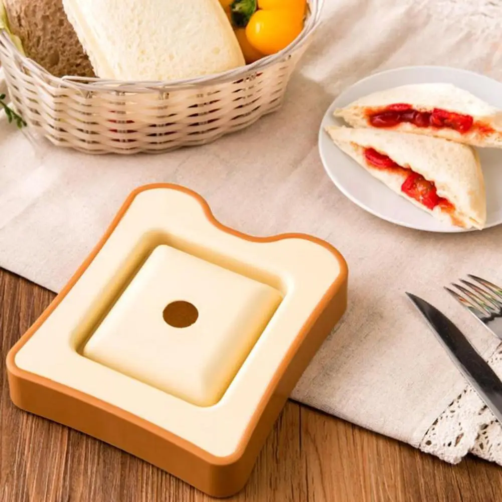 

Square DIY Sandwich Mold Triangle Toast Cutter Mould Rectangular Bread Maker Mold Kitchen Baking Tool