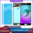 Дисплей Super AMOLED, 5,2 дюйма, для Samsung Galaxy A5 2016, A510, A510F, A510M, A510FD, ЖК-дисплей, сенсорный экран, дигитайзер в сборе