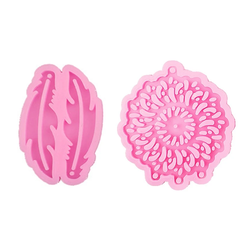 

Браслет из искусственной смолы с изображением Ловца снов мандалы для рукоделия, брелок T21F