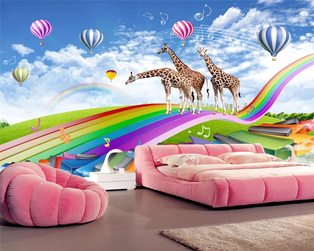 Beibehang пользовательские 3d коврик schöne оригинальный wald уровня kinderzimmer фон для