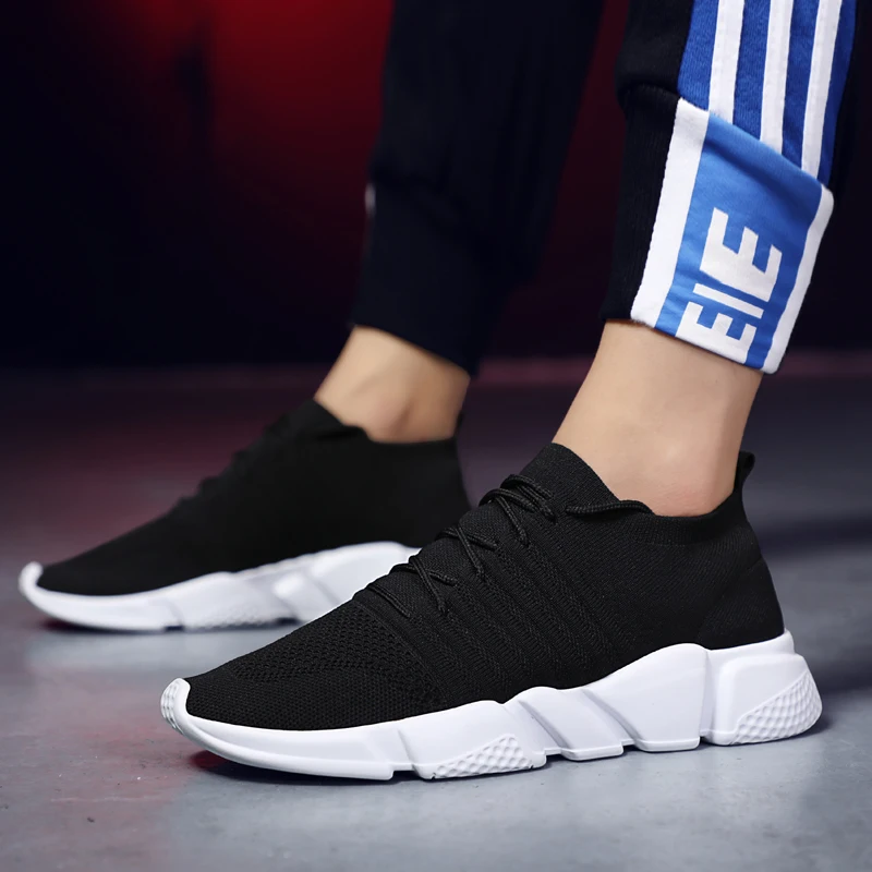 2019 хит продаж всесезонные кроссовки для бега мужские спортивные на шнуровке